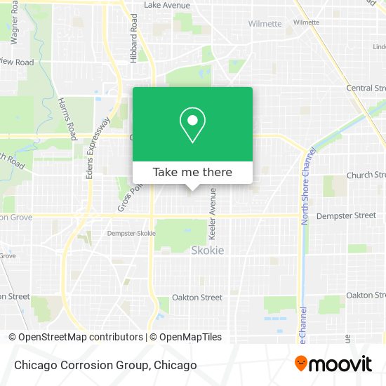 Chicago Corrosion Group map