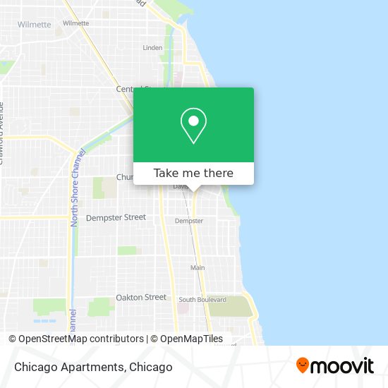 Chicago Apartments map