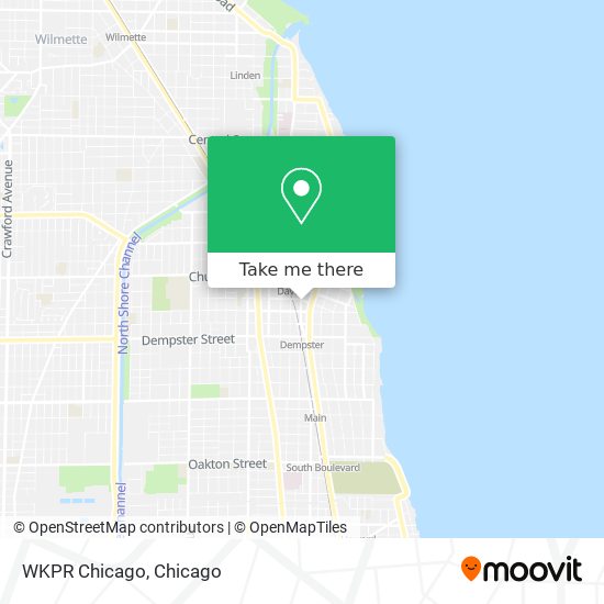 Mapa de WKPR Chicago