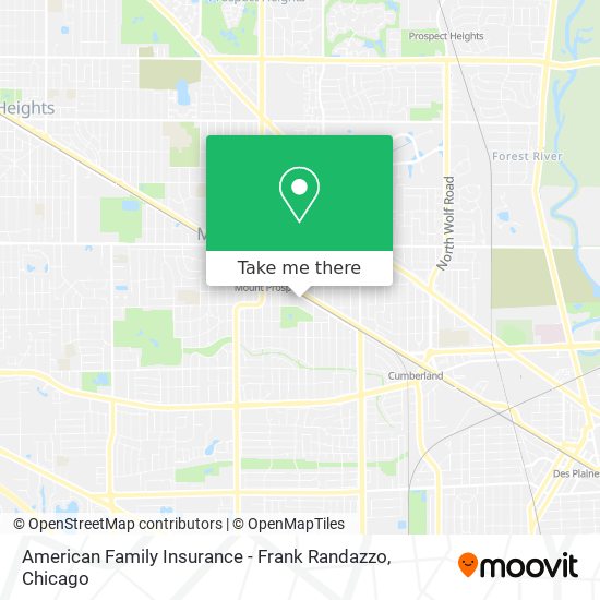 American Family Insurance - Frank Randazzo map