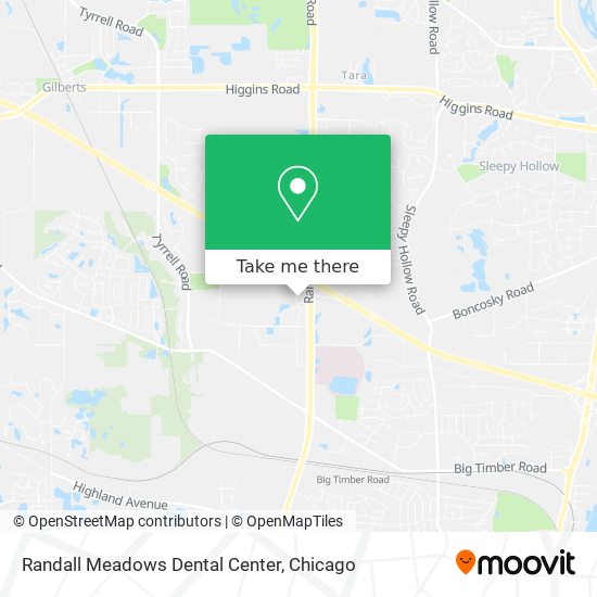 Mapa de Randall Meadows Dental Center