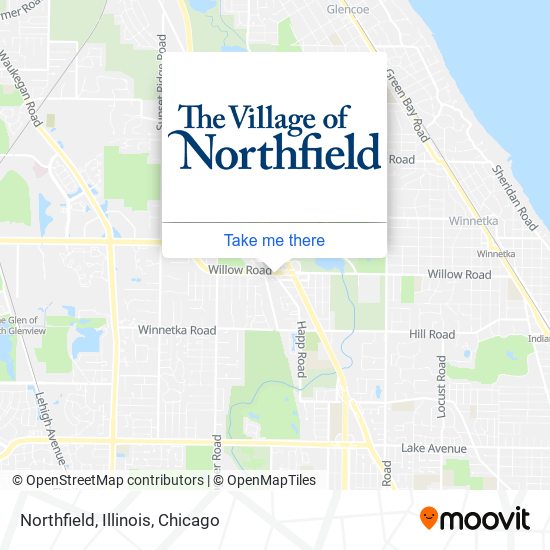 Northfield, Illinois map