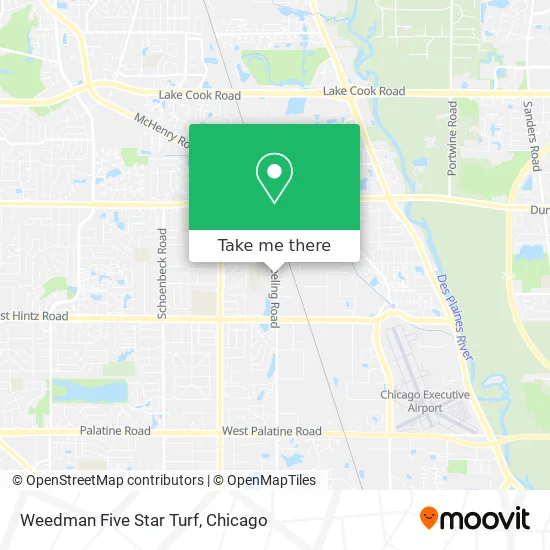 Weedman Five Star Turf map
