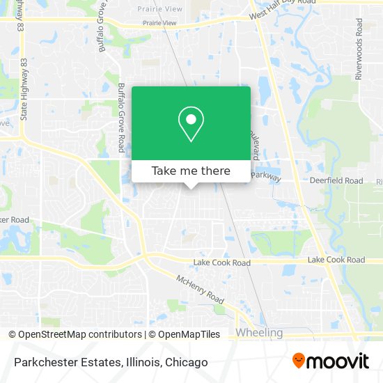 Mapa de Parkchester Estates, Illinois
