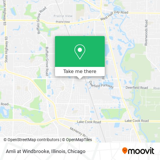 Mapa de Amli at Windbrooke, Illinois