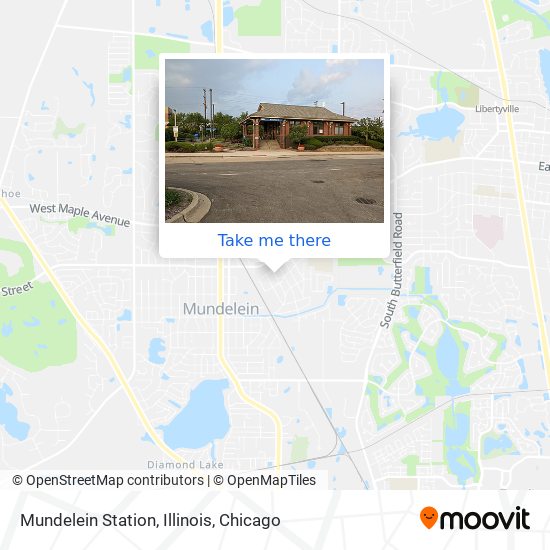 Mapa de Mundelein Station, Illinois