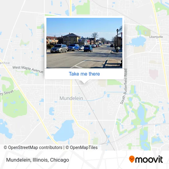 Mundelein, Illinois map