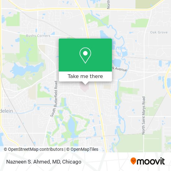 Nazneen S. Ahmed, MD map