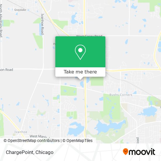 Mapa de ChargePoint