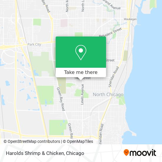 Mapa de Harolds Shrimp & Chicken