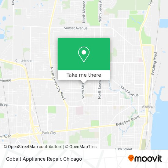 Mapa de Cobalt Appliance Repair