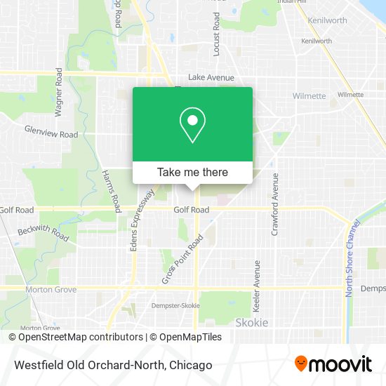 How to get to Westfield Old Orchard North in Skokie by Bus