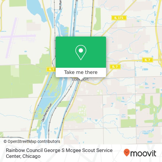 Mapa de Rainbow Council George S Mcgee Scout Service Center