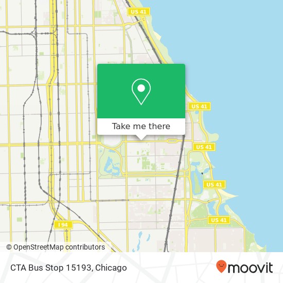 Mapa de CTA Bus Stop 15193