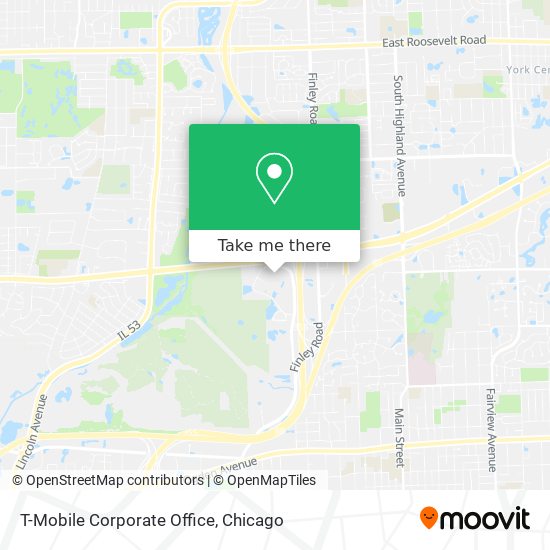 Mapa de T-Mobile Corporate Office