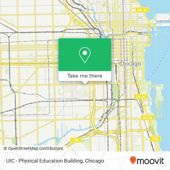 UIC - Physical Education Building map