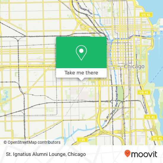 St. Ignatius Alumni Lounge map