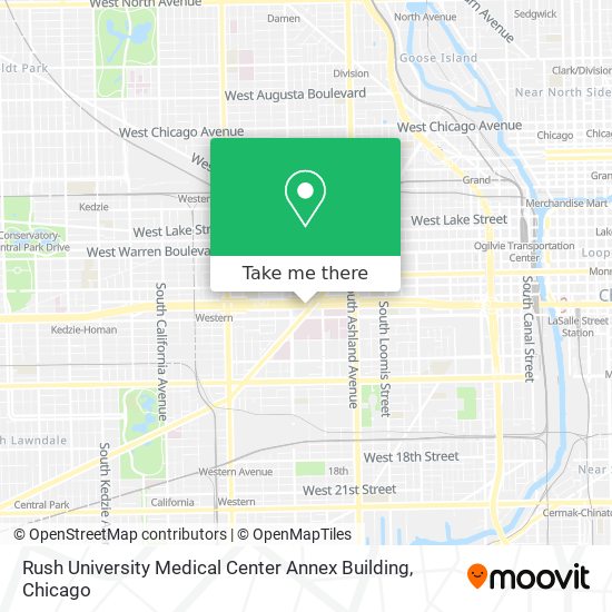 Rush University Medical Center Annex Building map