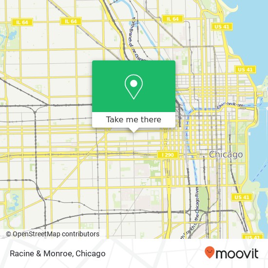 Racine & Monroe map