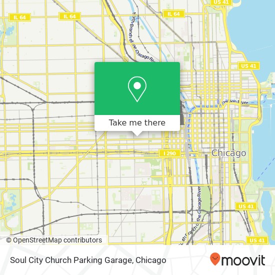 Mapa de Soul City Church Parking Garage