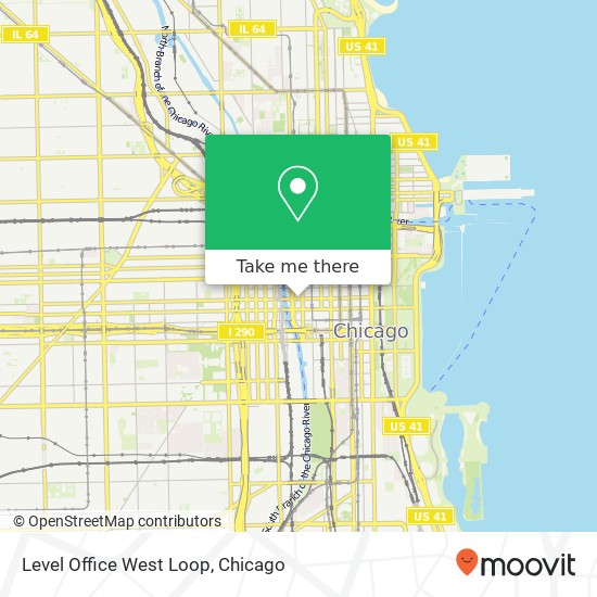 Level Office West Loop map