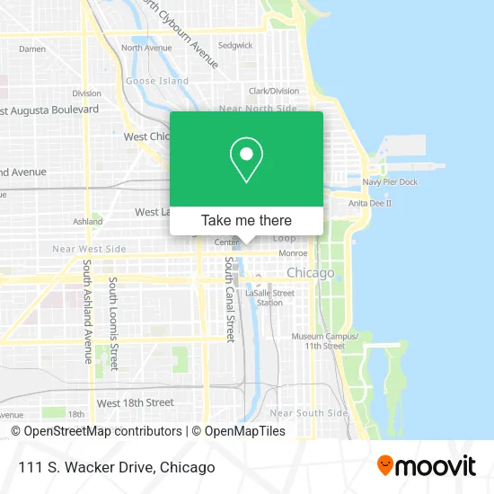 111 S. Wacker Drive map
