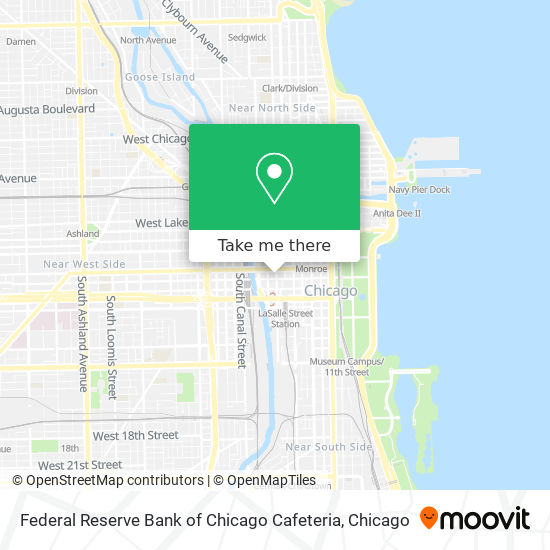 Federal Reserve Bank of Chicago Cafeteria map