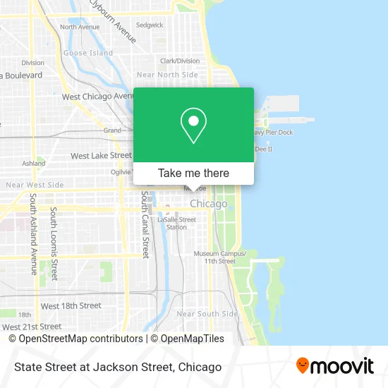 Mapa de State Street at Jackson Street