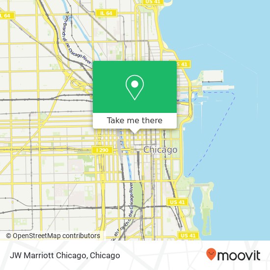 JW Marriott Chicago map
