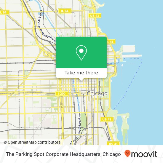 The Parking Spot Corporate Headquarters map