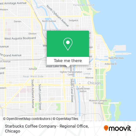 Starbucks Coffee Company - Regional Office map