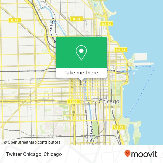 Mapa de Twitter Chicago