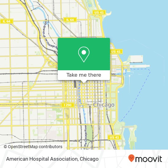 American Hospital Association map