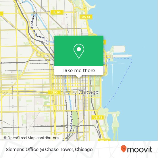 Mapa de Siemens Office @ Chase Tower