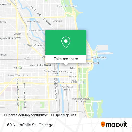 160 N. LaSalle St. map