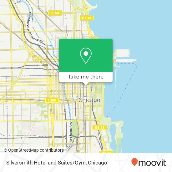 Mapa de Silversmith Hotel and Suites / Gym