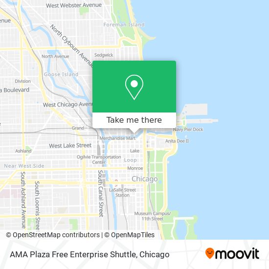 Mapa de AMA Plaza Free Enterprise Shuttle