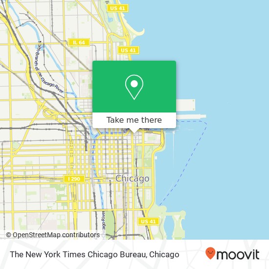 The New York Times Chicago Bureau map