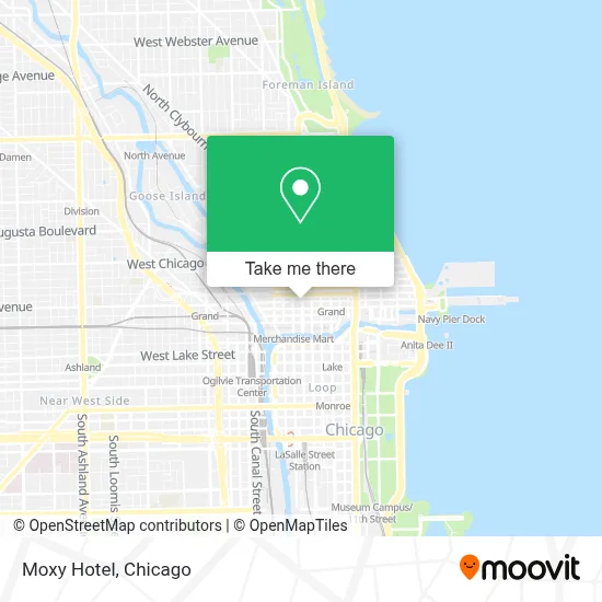 Moxy Hotel map