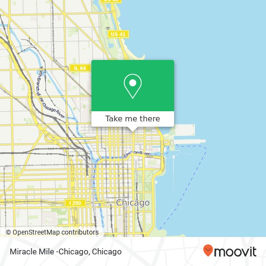 Miracle Mile -Chicago map