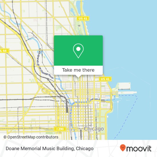 Doane Memorial Music Building map
