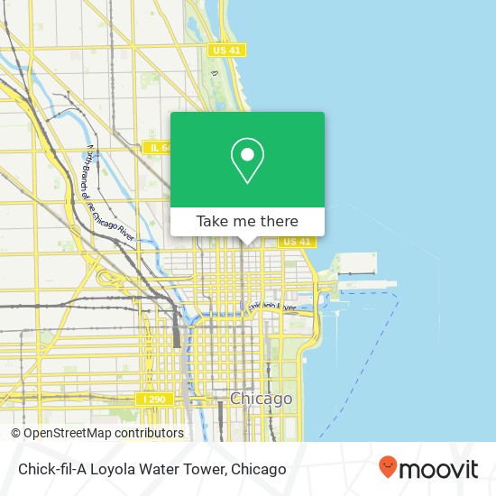 Mapa de Chick-fil-A Loyola Water Tower