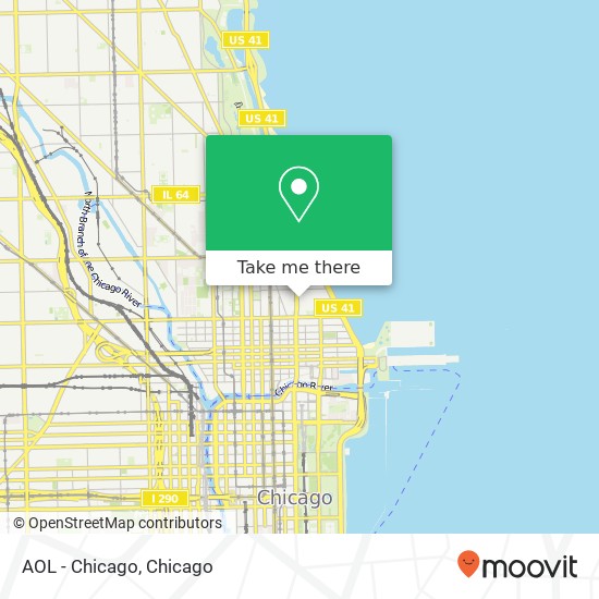 Mapa de AOL - Chicago