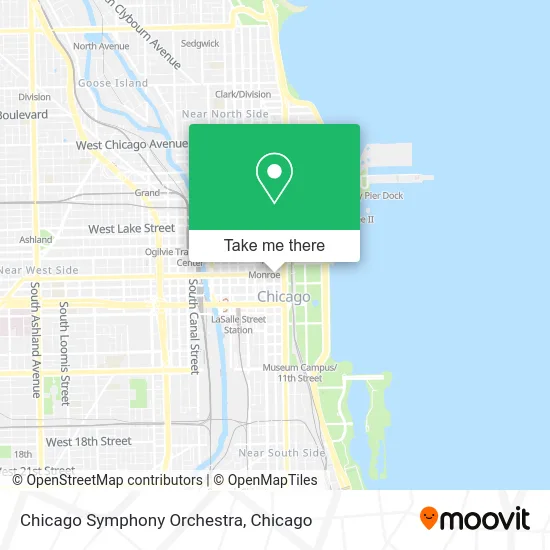 Chicago Symphony Orchestra map