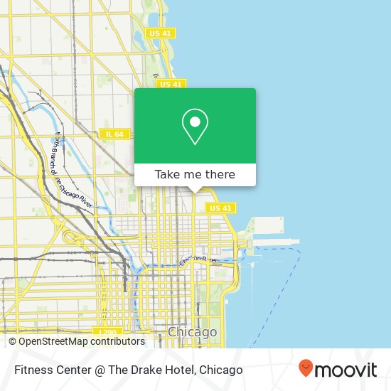 Mapa de Fitness Center @ The Drake Hotel