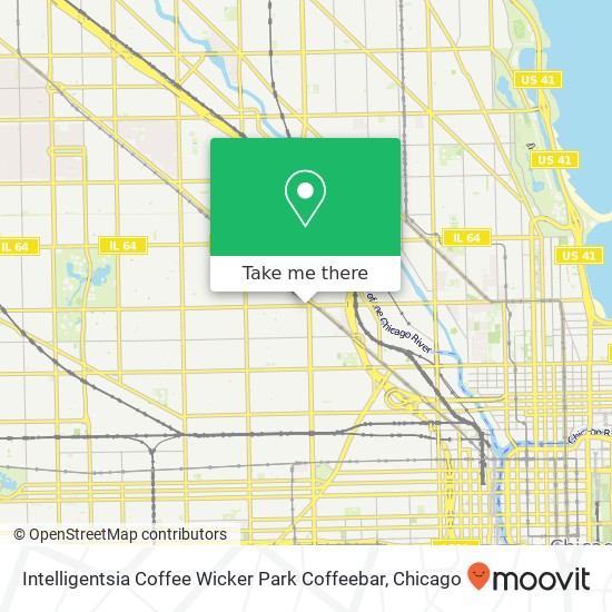 Intelligentsia Coffee Wicker Park Coffeebar map