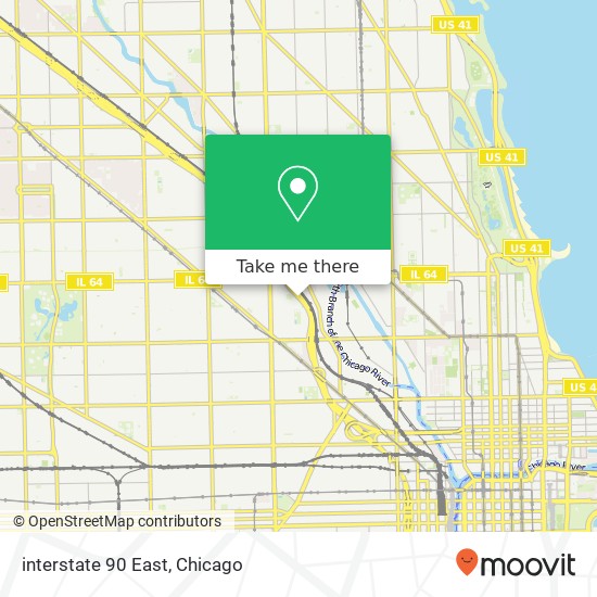 interstate 90 East map