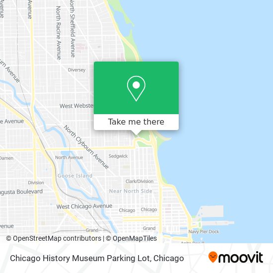 Chicago History Museum Parking Lot map