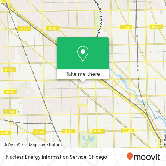 Mapa de Nuclear Energy Information Service