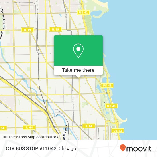 Mapa de CTA BUS STOP #11042
